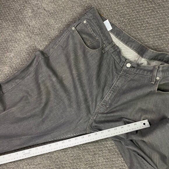 Levi's 569 Loose Straight Fit Jeans Men's 42 x 30 Measures 45 x 29 Gray - Picture 12 of 13
